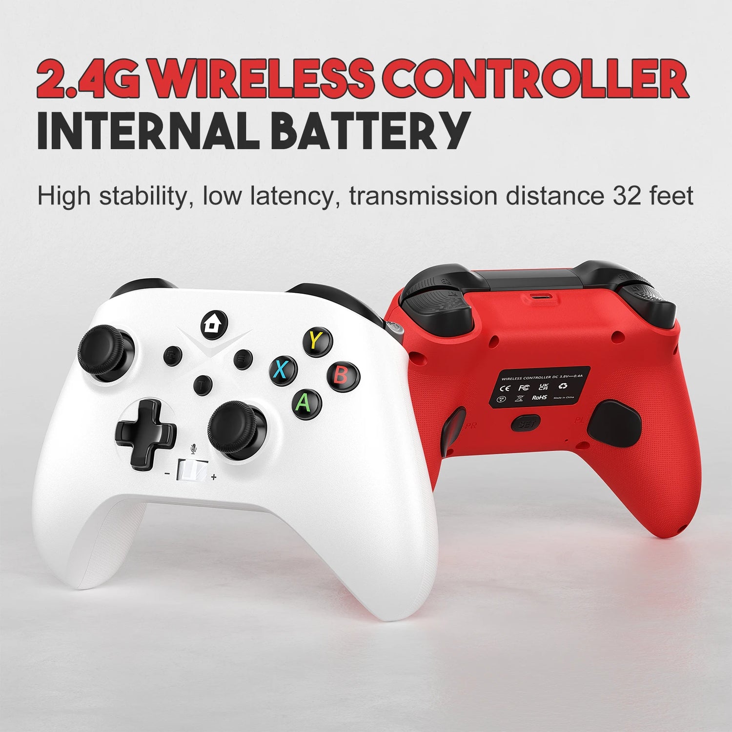 2.4G Wireless Gamepad for Xbox One ,Xbox Seris S ,X Console Window 7 8 10 Pc with Dual Vibra/Six Axis Multi Game Controller