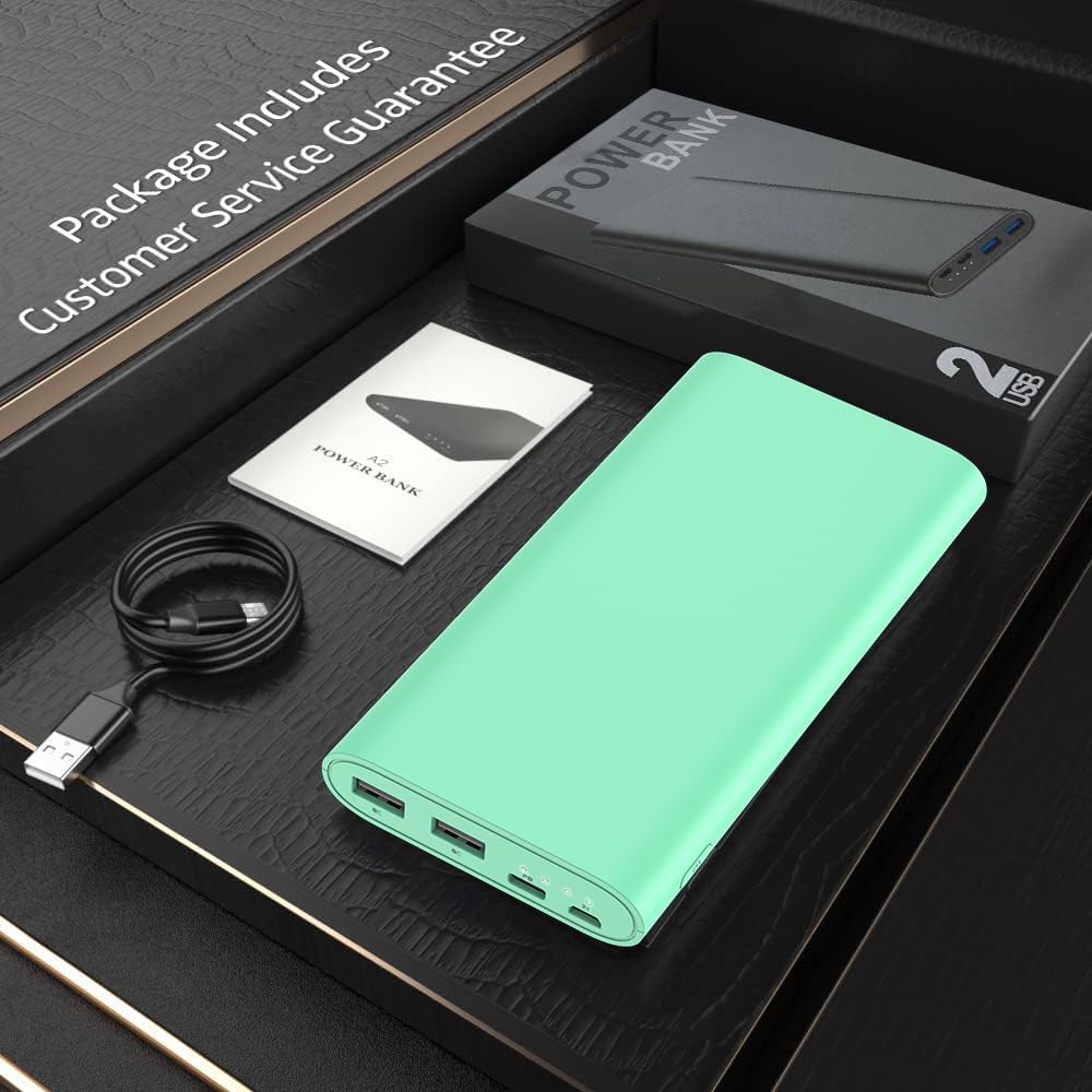 Power Up Anywhere with our 26800mAh Portable Charger Power Bank - Fast Charging for iPhone, Samsung, and More - Perfect for Travel!