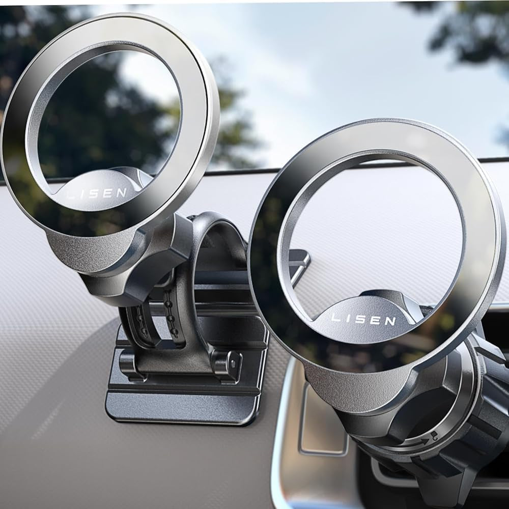 for Magsafe Car Mount [95% Increase Magnetism] Magnetic Phone Holders for Your Car Iphone 17 Car Accessories for Men Truck 360 Vent Phone Mount for Garmin GPS Fit Iphone 17 Pro Max Air 16 15